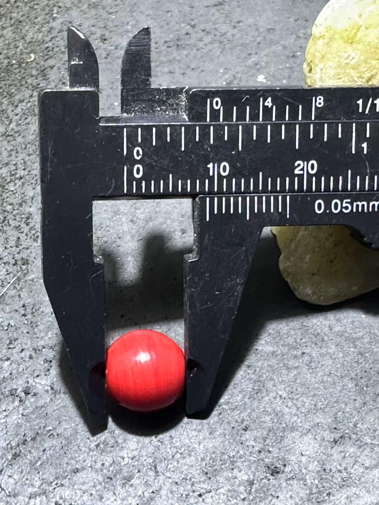 建国前后库存雪巴琉璃苹果珠一颗！