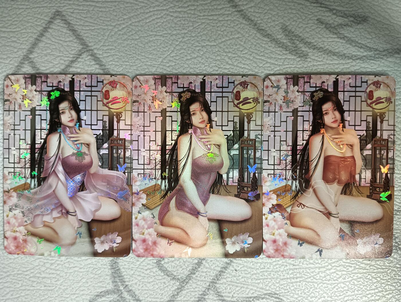 花开卡拍第34期（8月17号周日截拍，品控勿拍!!!拍品不寄存，运费5元，自制卡难免瑕疵，可能存在轻微撞角爆边等出厂瑕疵，品控介意勿拍！）