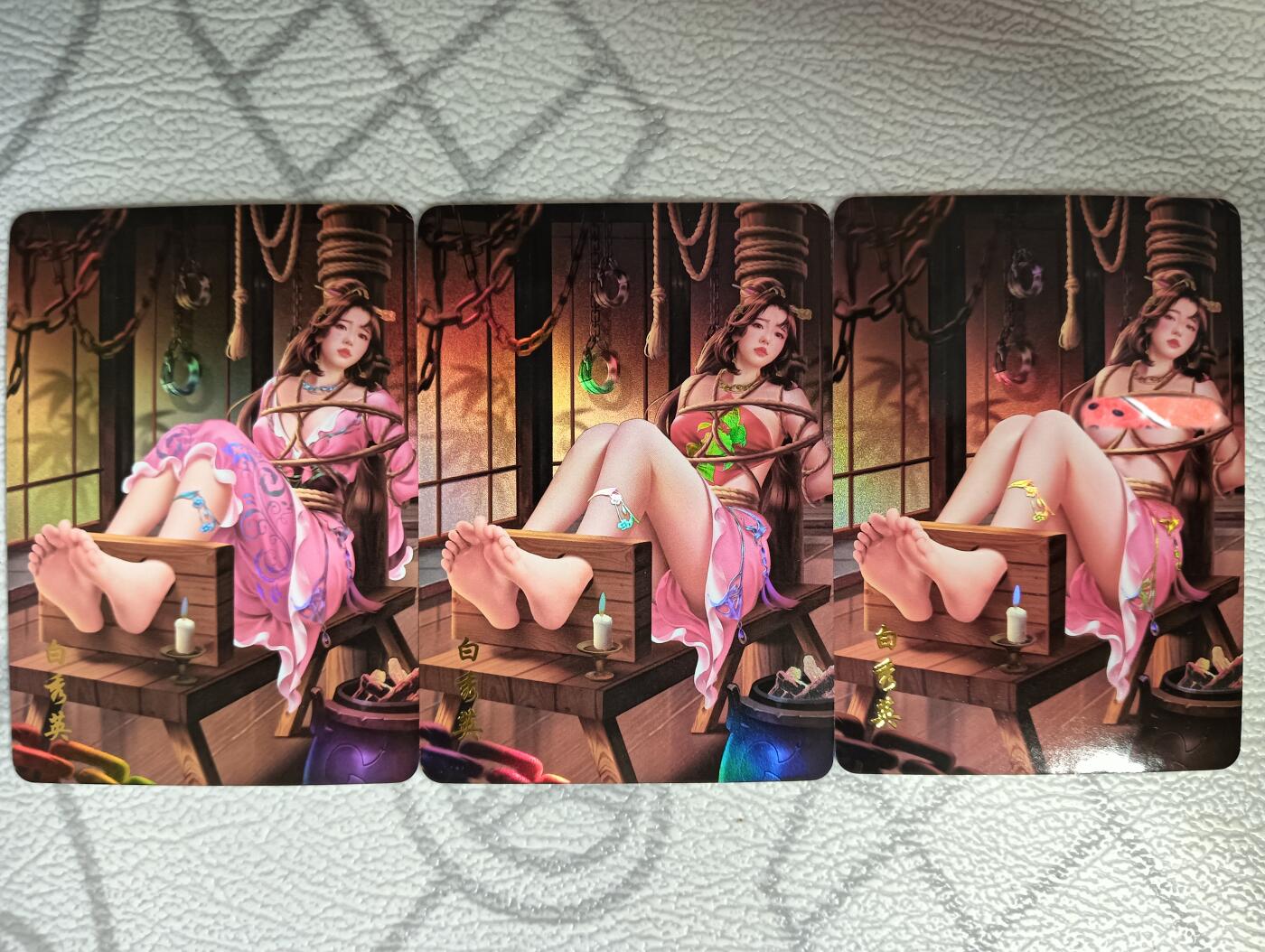 花开卡拍第34期（8月17号周日截拍，品控勿拍!!!拍品不寄存，运费5元，自制卡难免瑕疵，可能存在轻微撞角爆边等出厂瑕疵，品控介意勿拍！）
