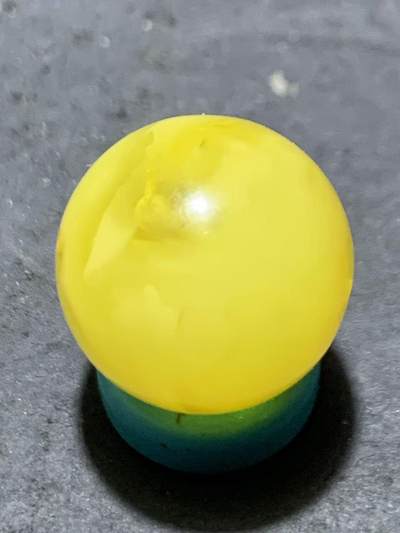 天然乌克兰原矿蜜蜡圆珠一颗 蜡色浓郁 原矿无优化 通货特价一颗， - 天然乌克兰原矿蜜蜡圆珠一颗 蜡色浓郁 原矿无优化 通货特价一颗，