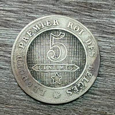 【铜匠收藏】★第129场★散币场，无佣金，30包邮。不满30元，支付5元运费。《接受代拍 代送NGC评级》 - 比利时 1961年 5分