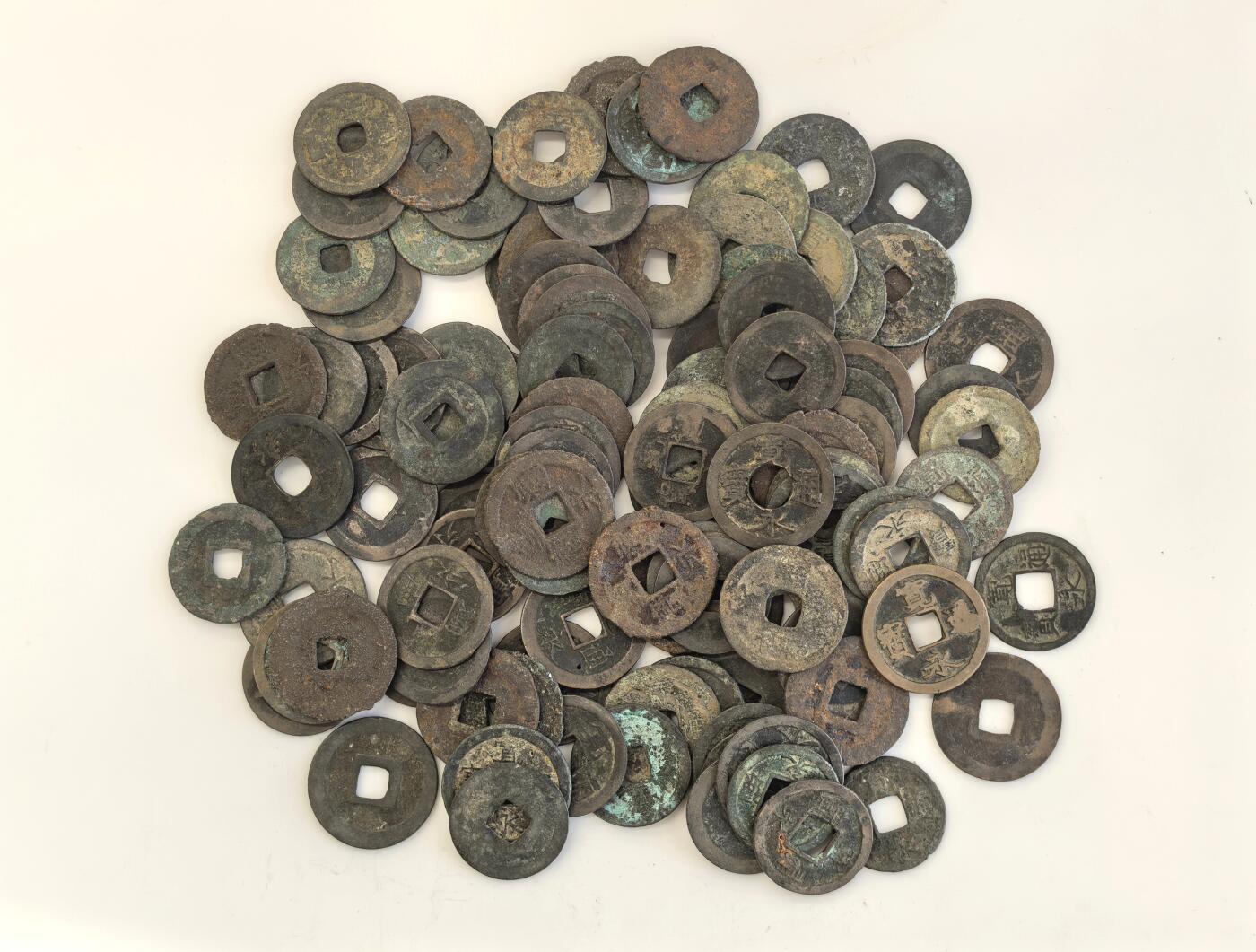 博洋堂世界钱币拍卖第135期（全场包邮）【请留意本场发货时间变化】 日本回流宽永通宝约105枚