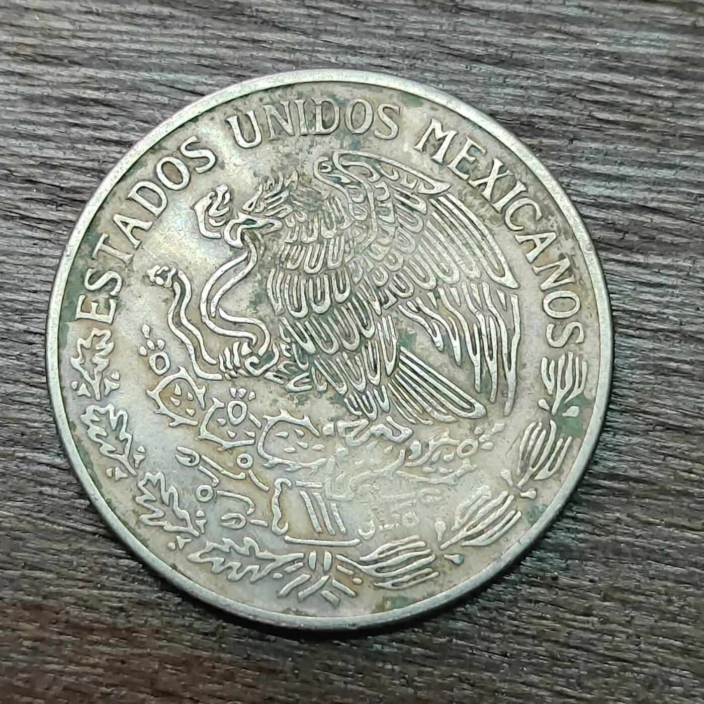 【铜匠收藏】★第128场★散币场，无佣金，30包邮。不满30元，支付5元运费。《接受代拍 代送NGC评级》 墨西哥 1972年 1比索 独立战争领袖莫雷洛斯