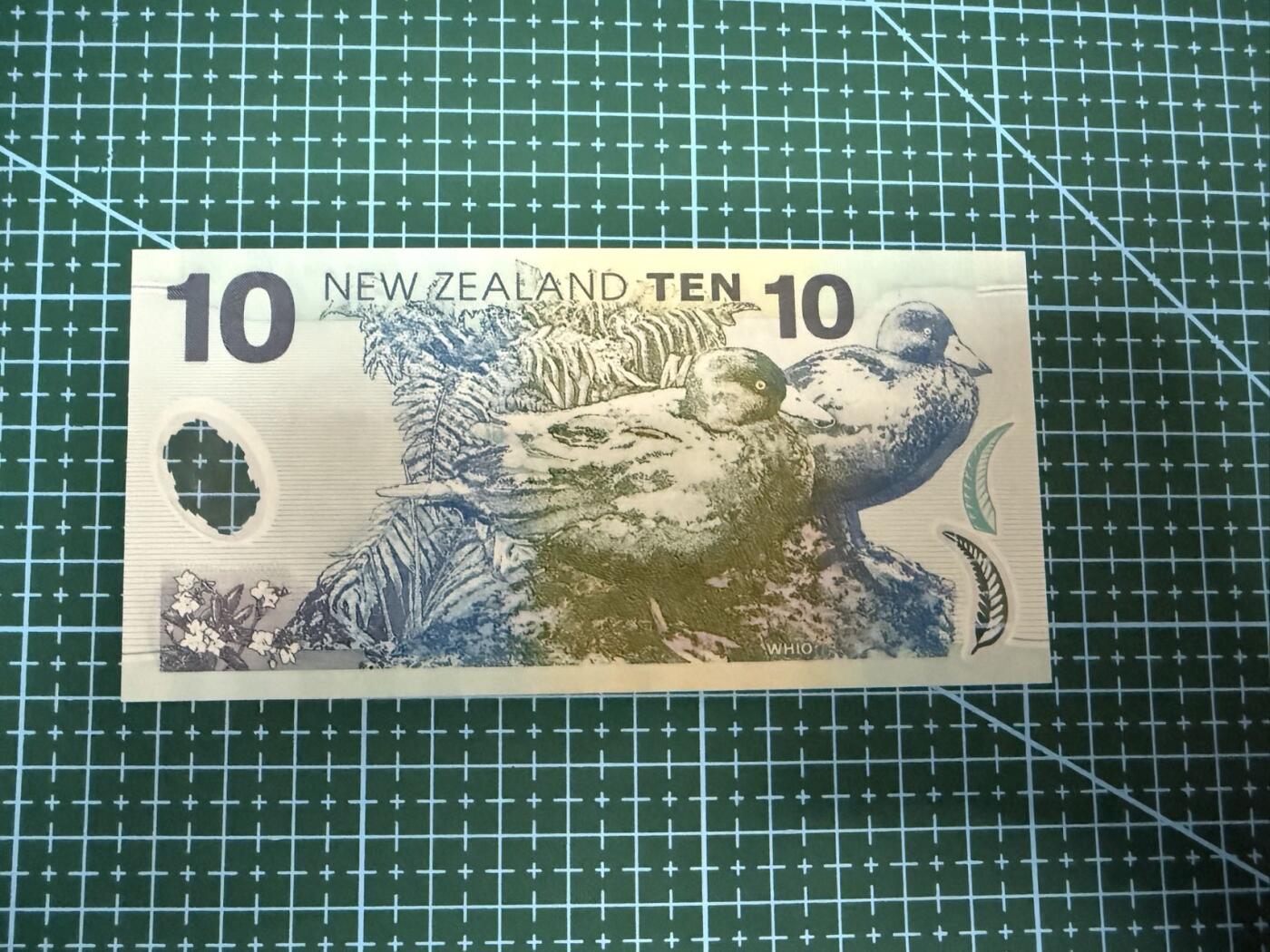 【炜奕收藏】，第四十一期 2005年新西兰10元塑料钞，UNC品相