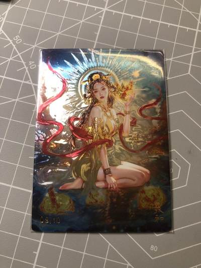 奇点卡牌 第八场 放大镜品控勿拍 卡牌出厂品质 不包厂瑕 拒绝小号顶价 感谢支持 - 奇点卡牌 玄灵谱 宗 光刻羲和限编03/10