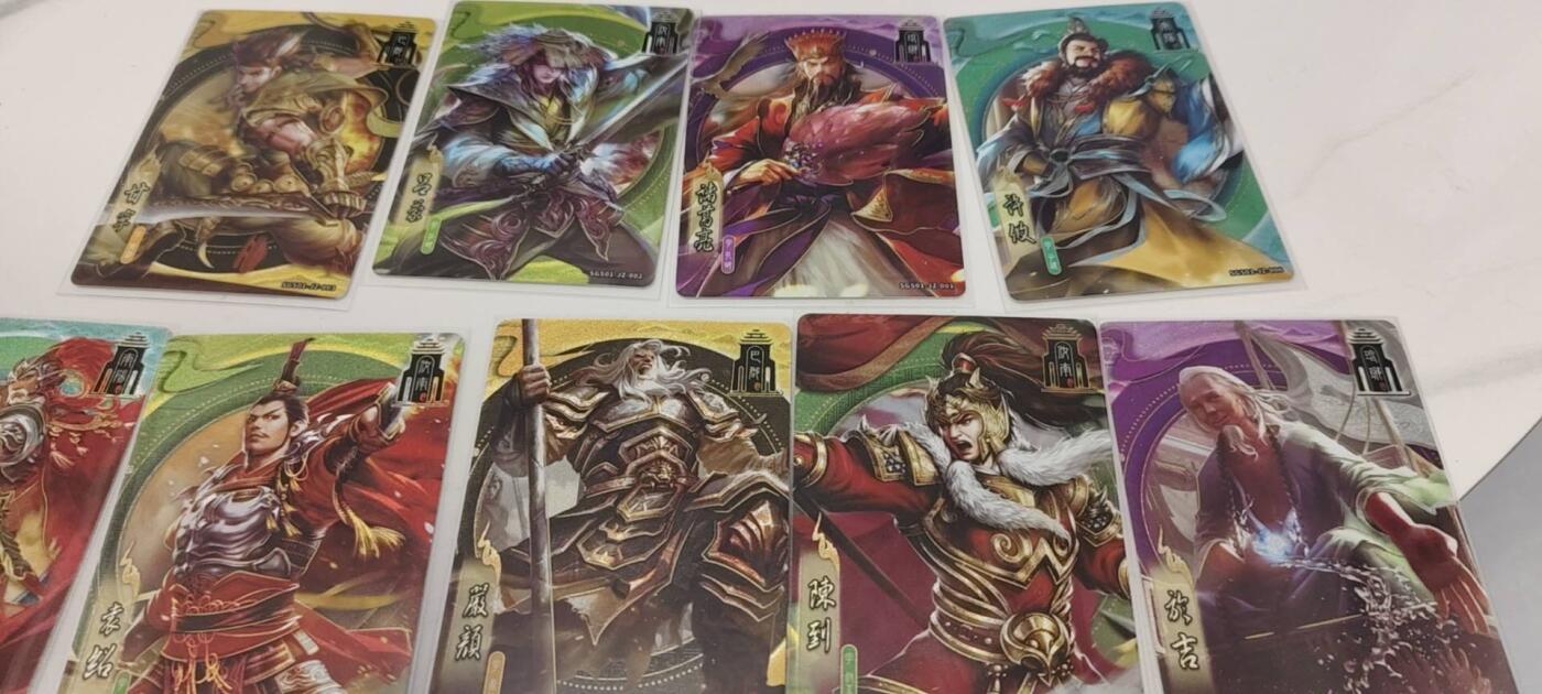 秋原瞳的小店第19.5期（昆仑万象与卡游激烈的再次碰撞） 三国杀sgs_jz9张不同，一套齐