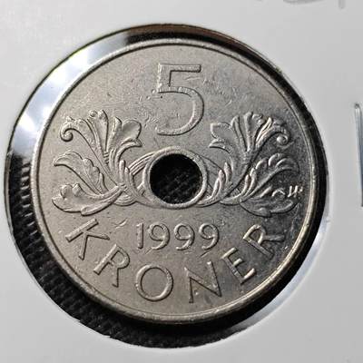 KK钱币收藏小铺 第325期 2月预留时间 周末发货 -  挪威5克朗