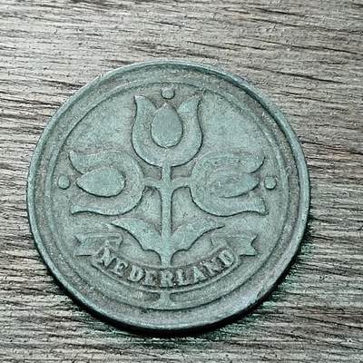 【铜匠收藏】★第128场★散币场，无佣金，30包邮。不满30元，支付5元运费。《接受代拍 代送NGC评级》 - 德占荷兰 1941年 10分 锌币