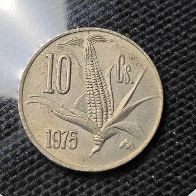 KK钱币收藏小铺 第325期 2月预留时间 周末发货 -  1975墨西哥10分 玉米 细节不错