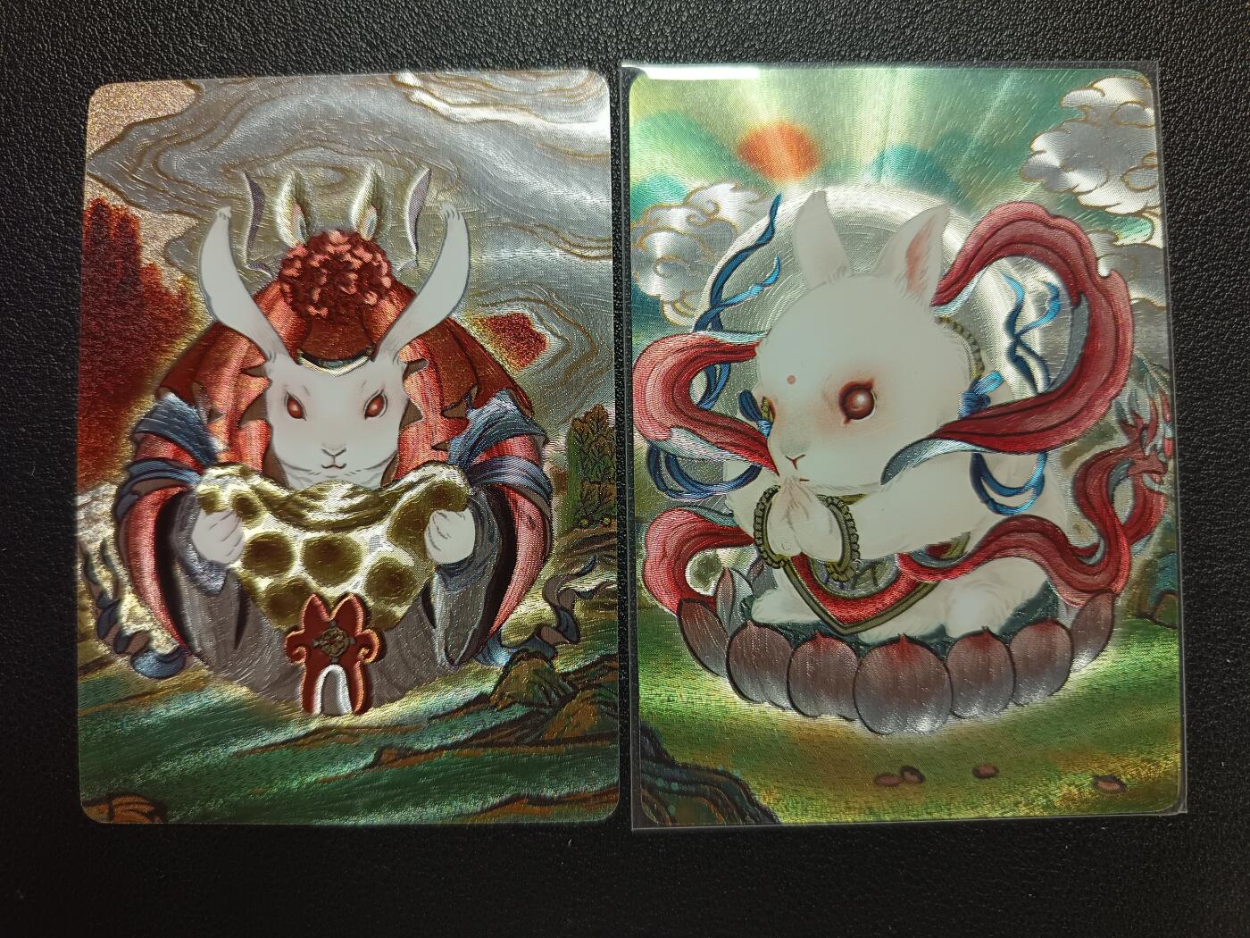 天玑星卡拍第114期《8.18周一截拍》持续收拍收评中 满赠卡需备注 焱卡文化 彫仙 财兔 兔仙 粗闪 两张