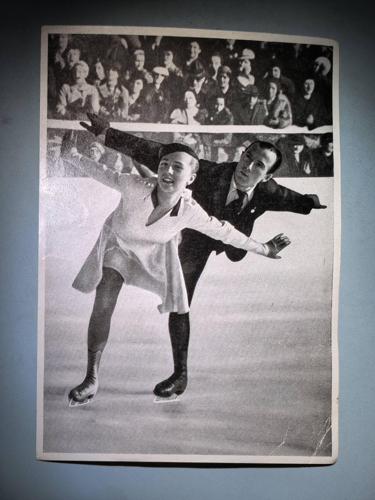 盛世勋华——号角文化勋章邮票专场拍卖第282期 德国（1939）1936年柏林奥运会大尺寸宣传照片 马克西·赫伯和恩斯特·拜尔（德国）在其出色的奥运比赛中