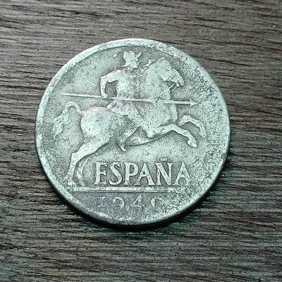 【铜匠收藏】★第128场★散币场，无佣金，30包邮。不满30元，支付5元运费。《接受代拍 代送NGC评级》 - 西班牙 194X年 10分 骑士 铝币