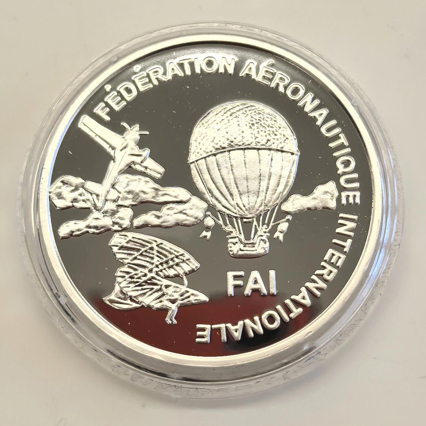 博洋堂世界钱币拍卖第135期（全场包邮）【请留意本场发货时间变化】 芬兰1997年10欧元精制官方银代币 第一届土耳其世界航空运动会-长距离飞机拉力赛‌ 27克925银 发行量：2万 有边铭