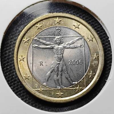 KK钱币收藏小铺 第325期 2月预留时间 周末发货 -  意大利1欧元 好品