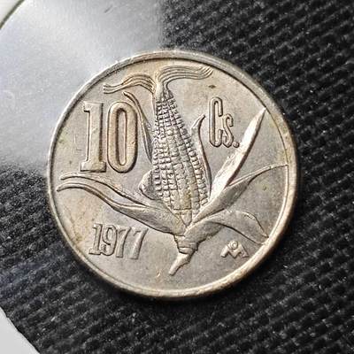 KK钱币收藏小铺 第325期 2月预留时间 周末发货 -  1977墨西哥10分玉米 好品