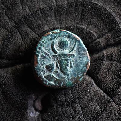 【良泉】第37期【直播场】9月4日晚19.30点开拍！ 160组，西方古代钱币、丝路金银铜件专场 - 【罕见】【铭文清晰】【极美品】公元325-330年【萨珊-贵霜沙】卑路斯二世，铜币，2.58克