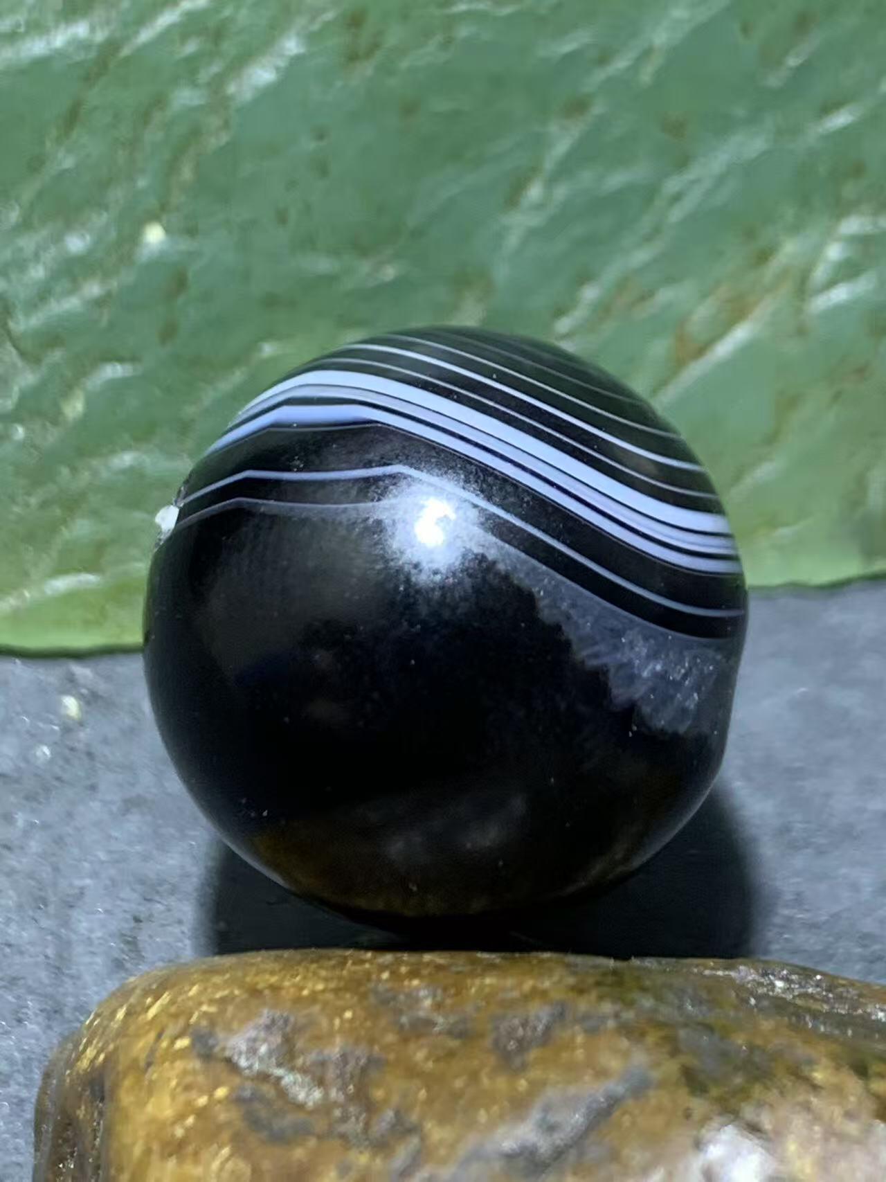 精品亚光随形冰飘天眼药师玛瑙2.0佛头三通一套，