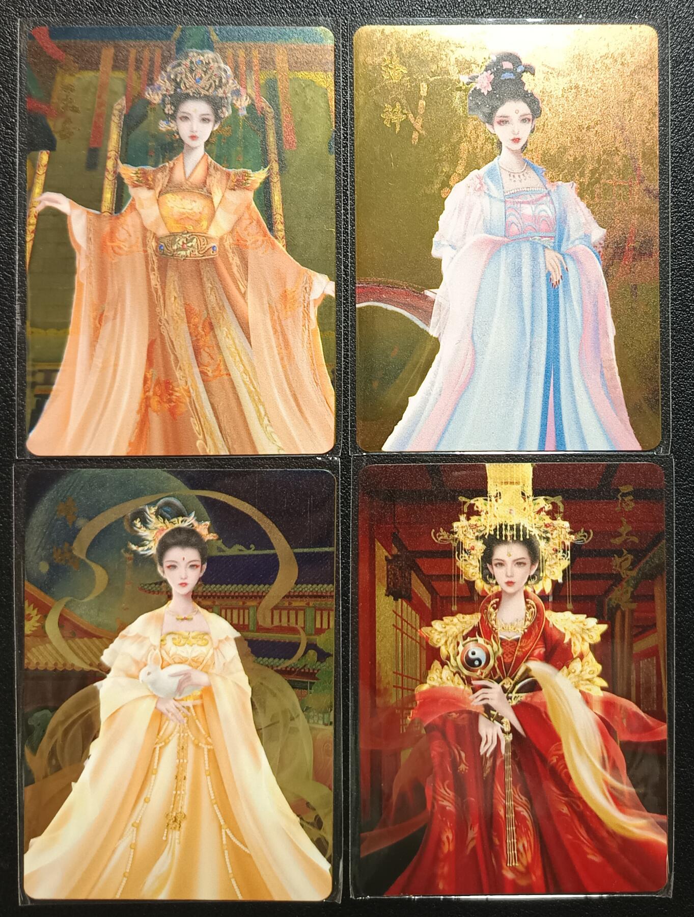 天玑星卡拍第114期《8.18周一截拍》持续收拍收评中 满赠卡需备注 宁缺卡牌 西王母 洛神 嫦娥 后土娘娘 金属卡 四张