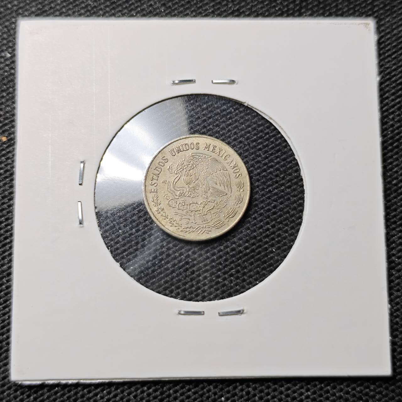 KK钱币收藏小铺 第325期 2月预留时间 周末发货  1975墨西哥10分 玉米 细节不错