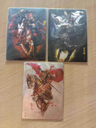 龙虎卡牌第五十场 （无佣金，满120包邮，欢迎送拍，摩点开车） - 粗闪3张 张墨一 满江红