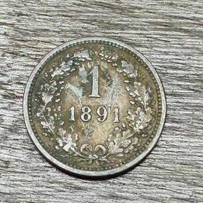 【铜匠收藏】★第129场★散币场，无佣金，30包邮。不满30元，支付5元运费。《接受代拍 代送NGC评级》 - 奥地利 1891年 1赫勒 鹰 青铜币