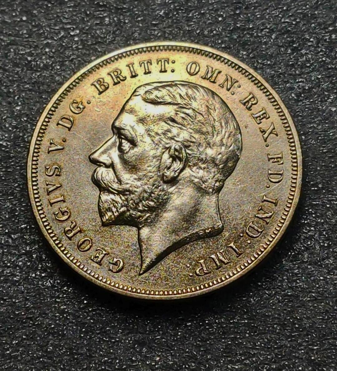 世界各国银币章专场（第20场） 1935年英国乔治五世（马剑）1克朗大银币