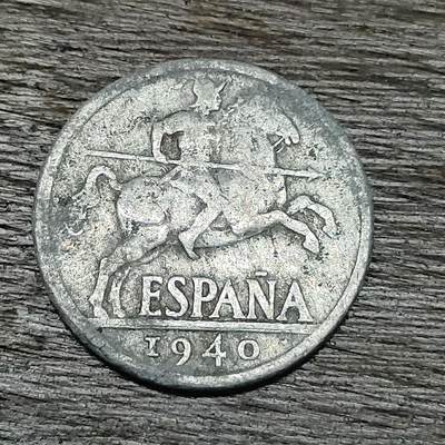 【铜匠收藏】★第129场★散币场，无佣金，30包邮。不满30元，支付5元运费。《接受代拍 代送NGC评级》 - 西班牙 1940年 10分 骑士 铝币