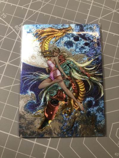 奇点卡牌 第八场 放大镜品控勿拍 卡牌出厂品质 不包厂瑕 拒绝小号顶价 感谢支持 - 奇点卡牌 山海粗闪限编07/10奇点亲签
