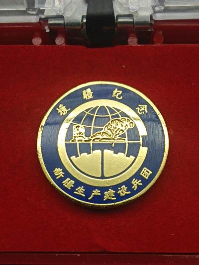 66期回流戒指饰品杂件纪念章丝路钱币专场 - 援疆纪念章