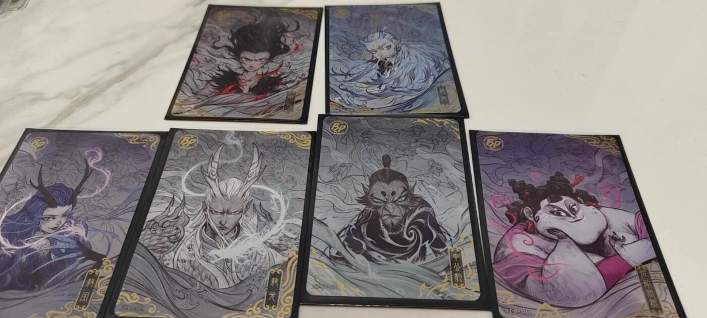 秋原瞳的小店第19.5期（昆仑万象与卡游激烈的再次碰撞） 卡游斗天包2弹哪吒bp一套齐