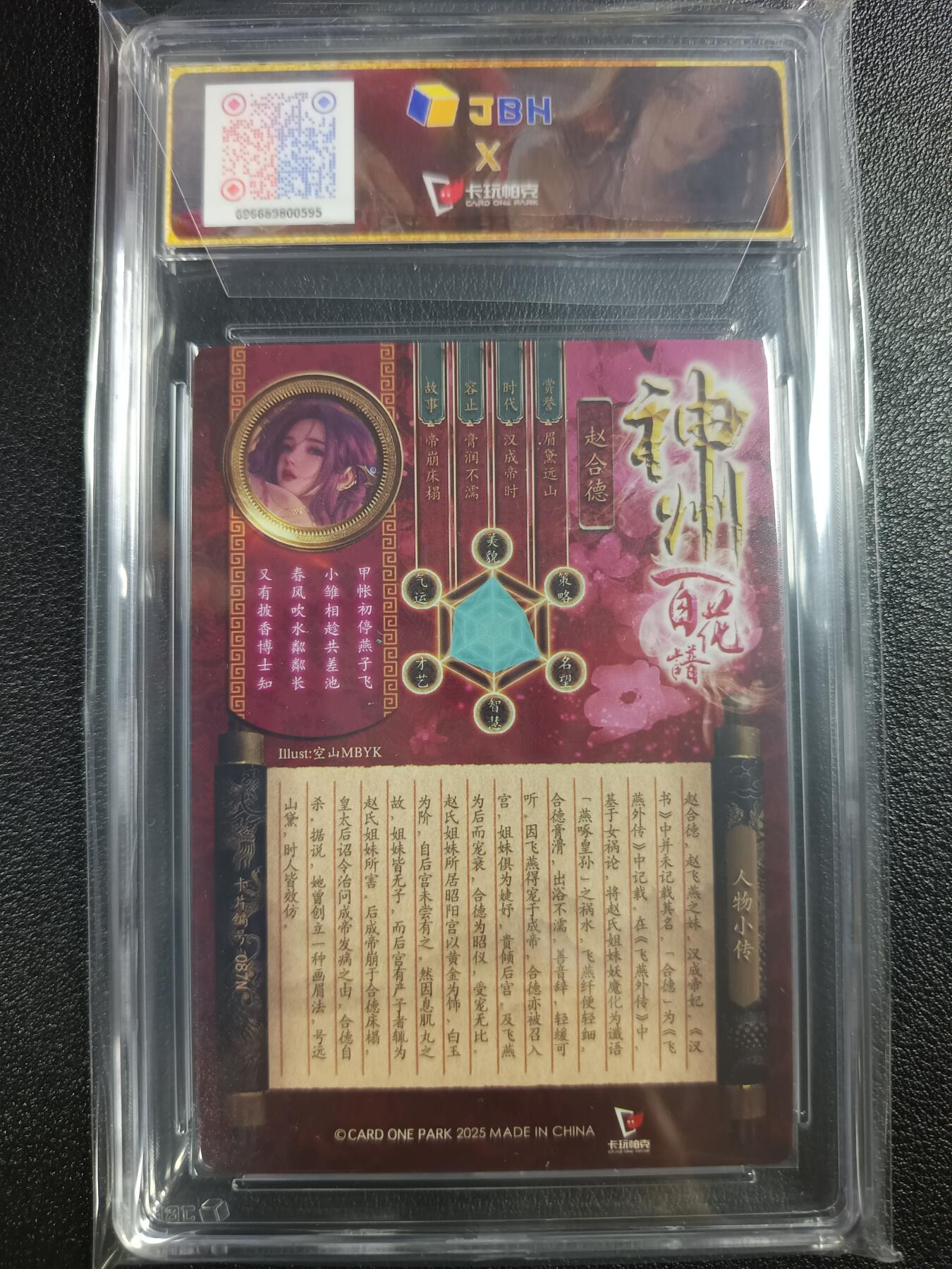 天玑星卡拍第114期《8.18周一截拍》持续收拍收评中 满赠卡需备注 卡玩帕克 神州百花谱 眉黛远山 赵合德 ＃087N JBH10