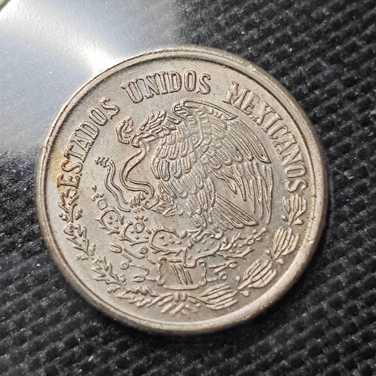 KK钱币收藏小铺 第325期 2月预留时间 周末发货  1977墨西哥10分玉米 好品