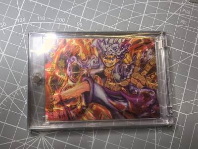 奇点卡牌 第八场 放大镜品控勿拍 卡牌出厂品质 不包厂瑕 拒绝小号顶价 感谢支持 - 奇点卡牌 满赠路飞粗闪 编号128