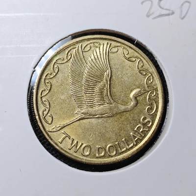 KK钱币收藏小铺 第325期 2月预留时间 周末发货 -  新西兰2元