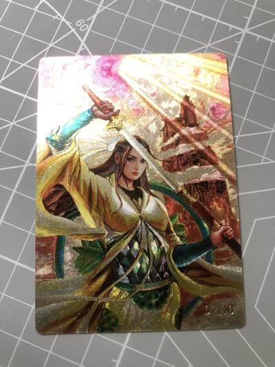 奇点卡牌 第八场 放大镜品控勿拍 卡牌出厂品质 不包厂瑕 拒绝小号顶价 感谢支持 - 奇点卡牌 山海粗闪 限编07/10