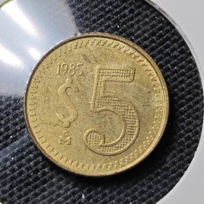 KK钱币收藏小铺 第324期 2月预留时间 周末发货 -  墨西哥5比索
