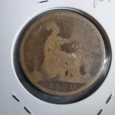 沼泽如烟--第810场 - 英国老铜币1871年
