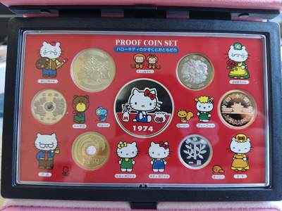 第172期拍卖【长期征集拍品】 - 日本2004年HELLO KITTY凯蒂猫诞生30周年精制套币