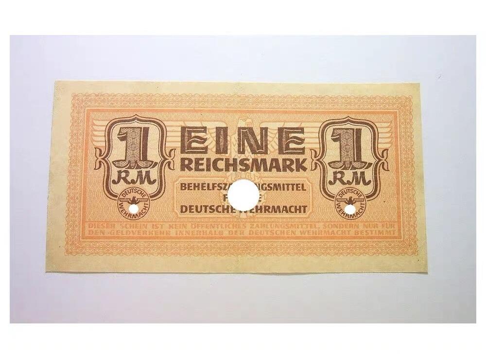 德国第三帝国1942年 展翅鹰1马克 好品