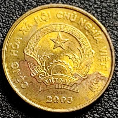 泉币菌-第90场-散币乐园场 原铜光极美品 越南 2003年 1000越南盾