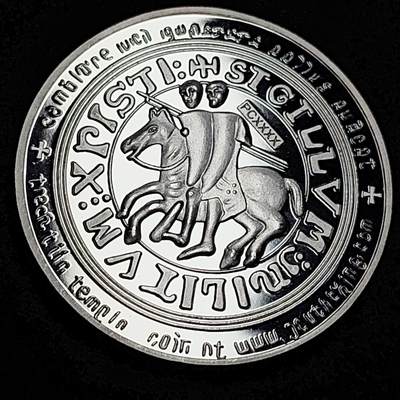 泉币菌-第87场-散币乐园场 - 纪念品 马剑骑士 直径40mm 厚3mm 纪念章