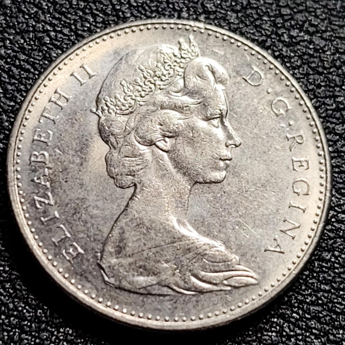 泉币菌-第89场-散币乐园场 1978年 加拿大5分 海狸动物 21mm 美洲币