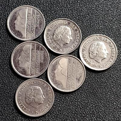 泉币菌-第90场-散币乐园场 荷兰币 6枚