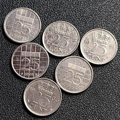 泉币菌-第90场-散币乐园场 荷兰币 6枚