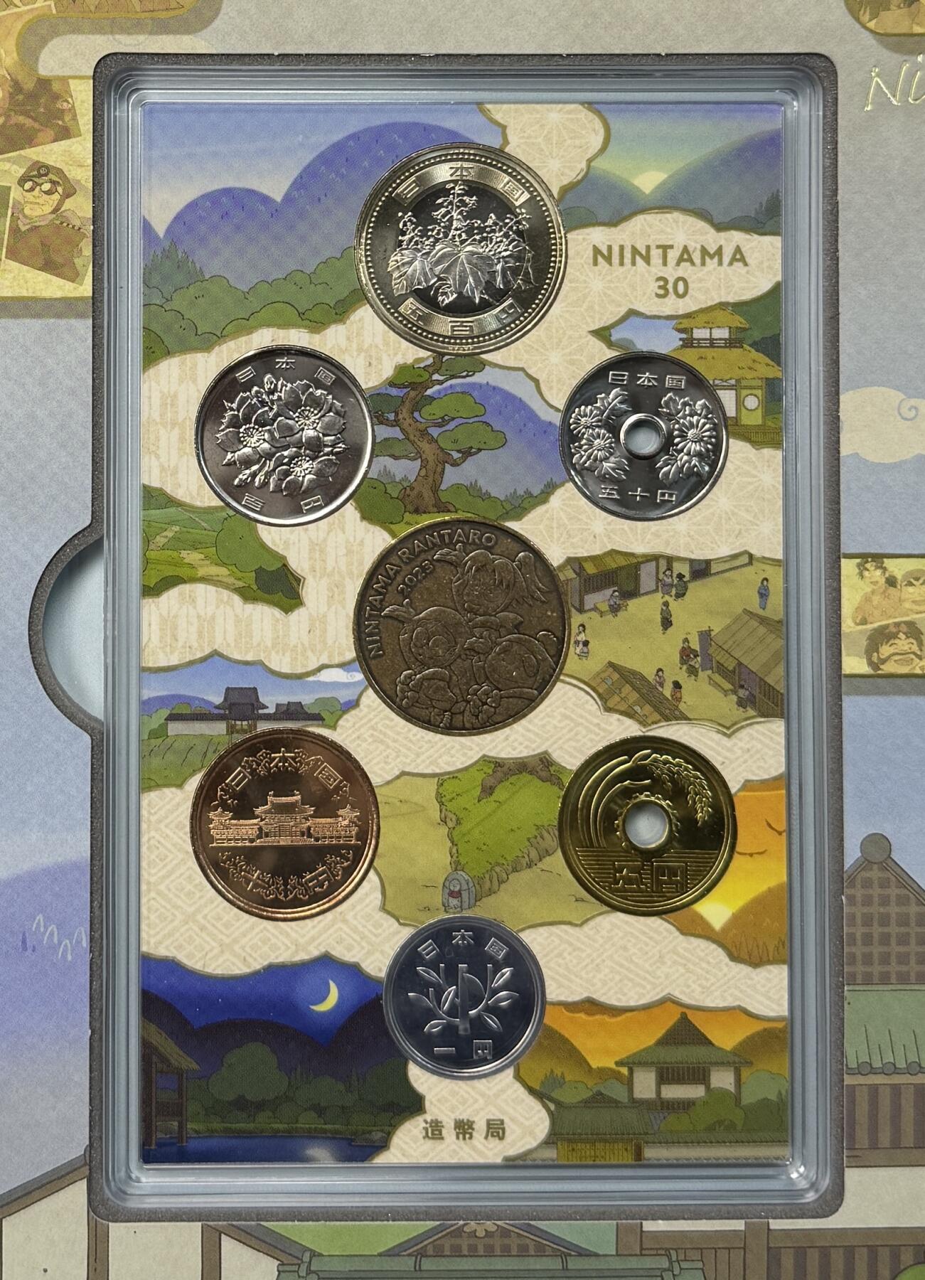 S&S Numismatic世界钱币-拍卖 第113期  日本2023年《忍者乱太郎》漫画30周年 6枚套币官方卡币