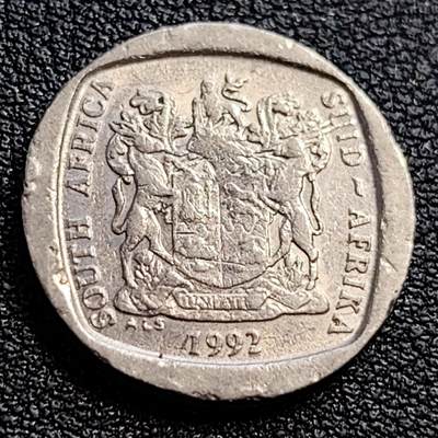 泉币菌-第90场-散币乐园场 南非1兰特 1992年 跳羚20mm