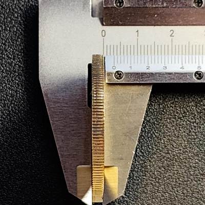 泉币菌-第90场-散币乐园场 纪念品 金色 长沙-橘子洲 直径40mm 厚3.1mm 纪念章