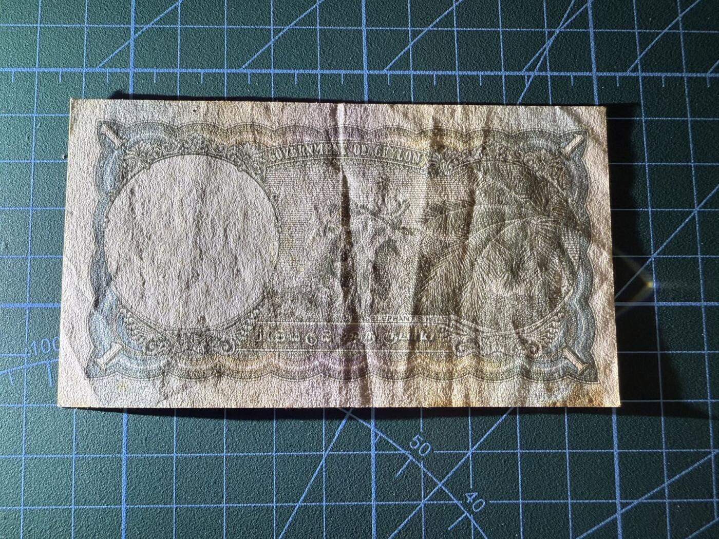 【炜奕收藏】，第四十一期 1944年英属锡兰1卢比，流通好品