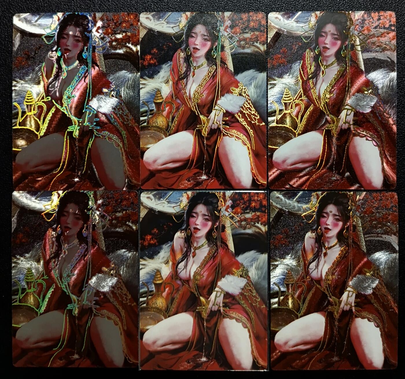 天玑星卡拍第114期《8.18周一截拍》持续收拍收评中 满赠卡需备注 星宿文创 媚玄鉴 苏妲己 全套六张 三工艺