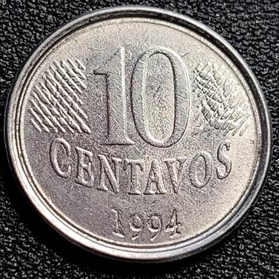 泉币菌-第90场-散币乐园场 1994年 巴西10克鲁塞罗 巴西女神